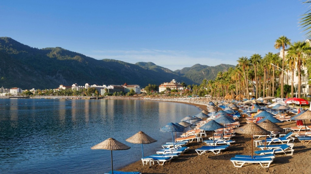 Пляж Ичмелер недалеко от Мармариса.