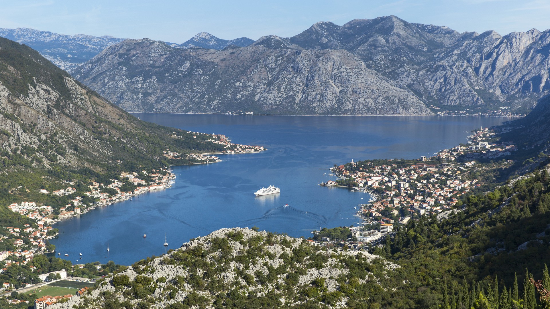 Залив Боко-Котор, природный заповедник Ловчен.