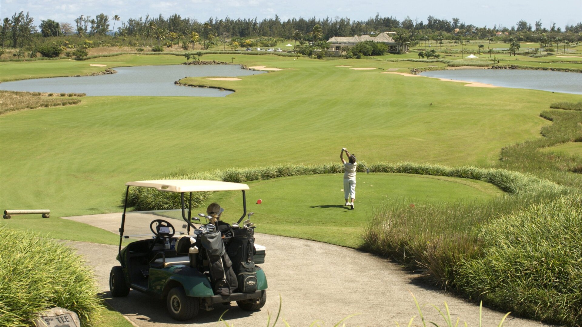 Поле для гольфа международного класса на Маврикии, Бель-Омбр.