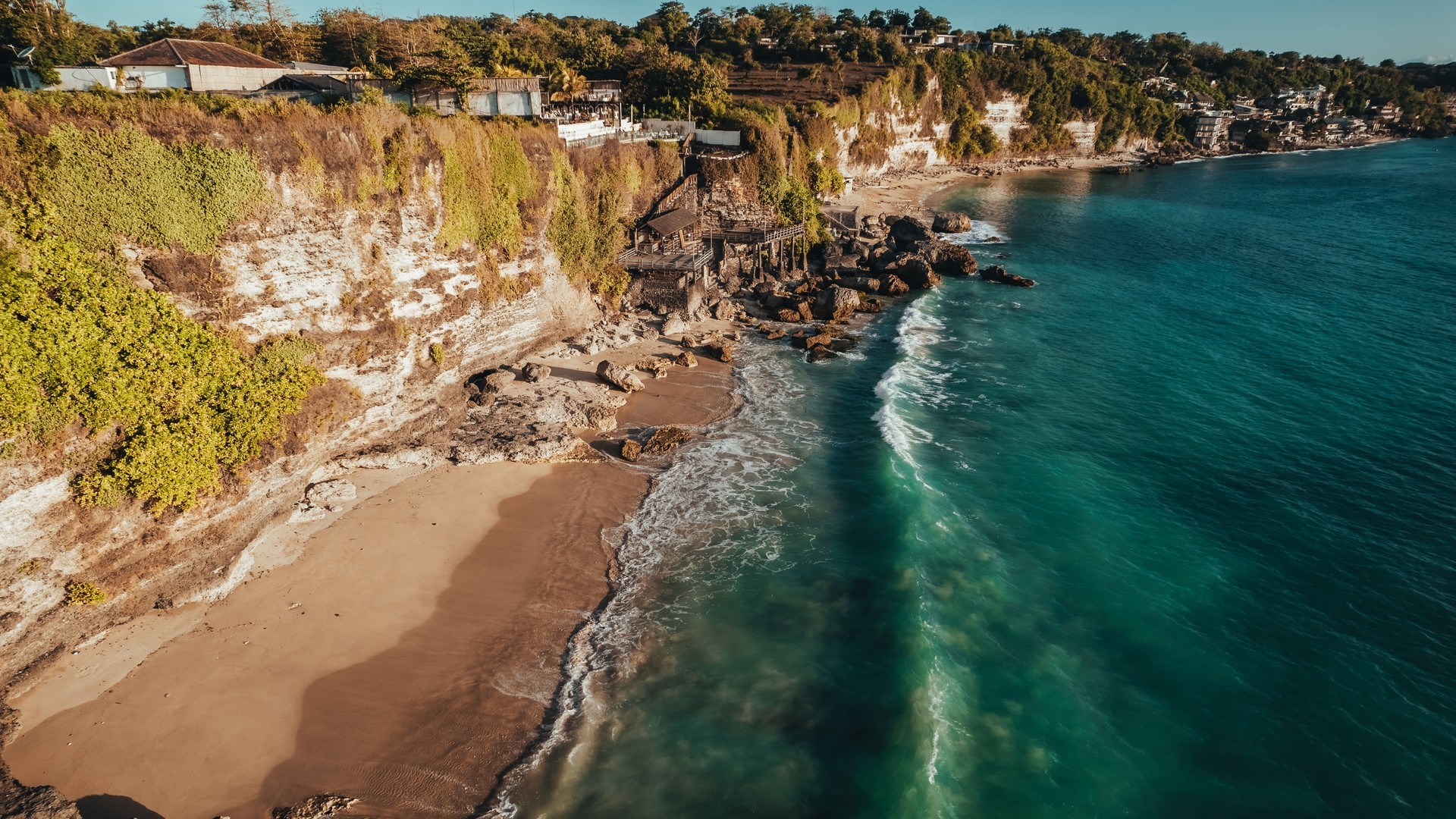 Пляж Дримленд на закате, Бали.