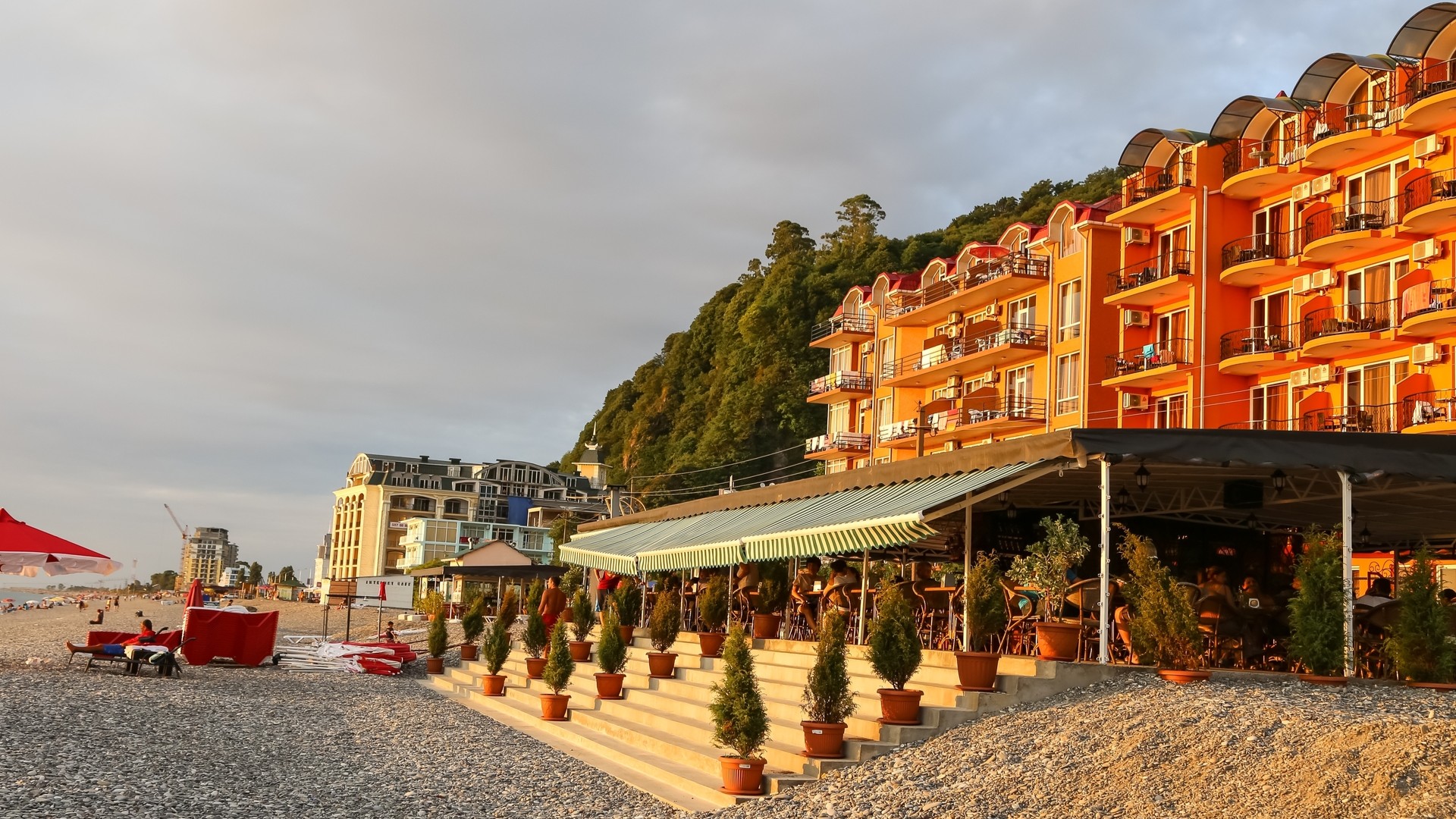 Отдых в Квариати, Грузия.