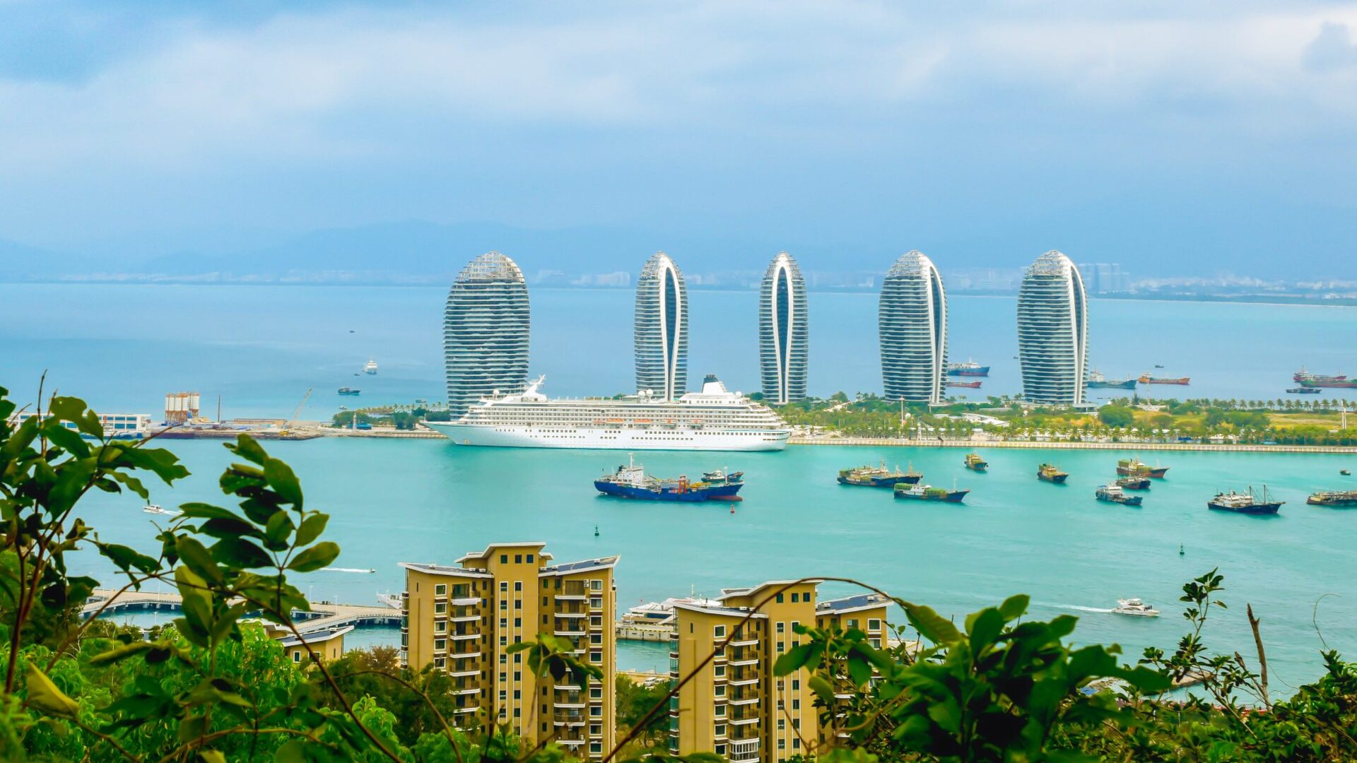 Санья, остров Хайнань, Китай.