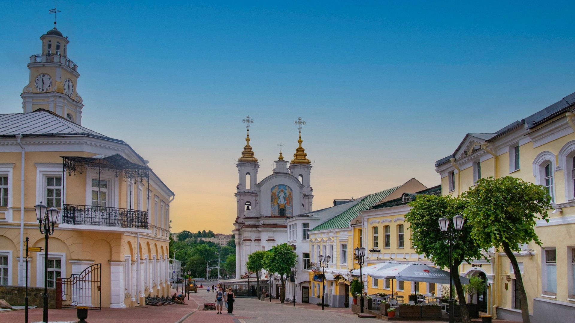 Улица Суворова, исторический центр Витебска.